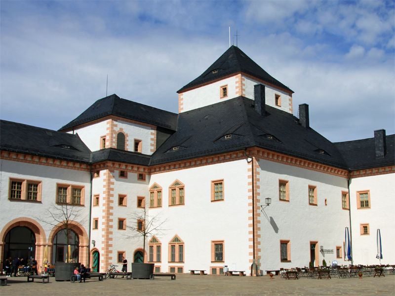 Jagdschloss Augustusburg im Mittleren Erzgebirge