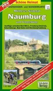 Wanderkarte Naumburg Mittlere Saale vom Verlag Barthel