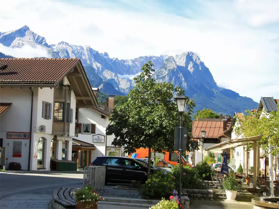 Garmisch-Partenkirchen in Oberbayern