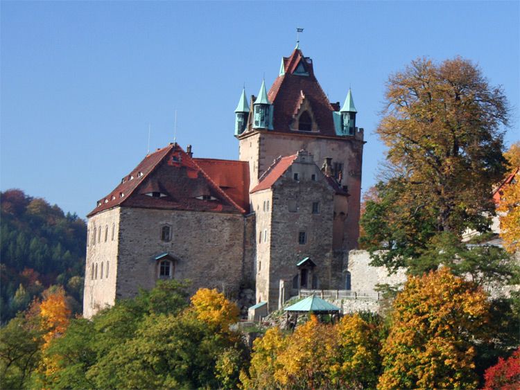 Schloss Kuckuckstein im Seidewitztal / Sachsen