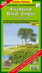 Wanderkarte Fischland, Darß, Zingst vom Verlag Barthel