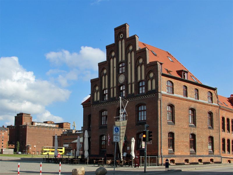 Hafengebäude von der Hansestadt Wismar