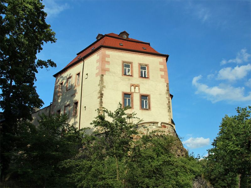 Schloss Wolkenburg über Zwickauer Mulde