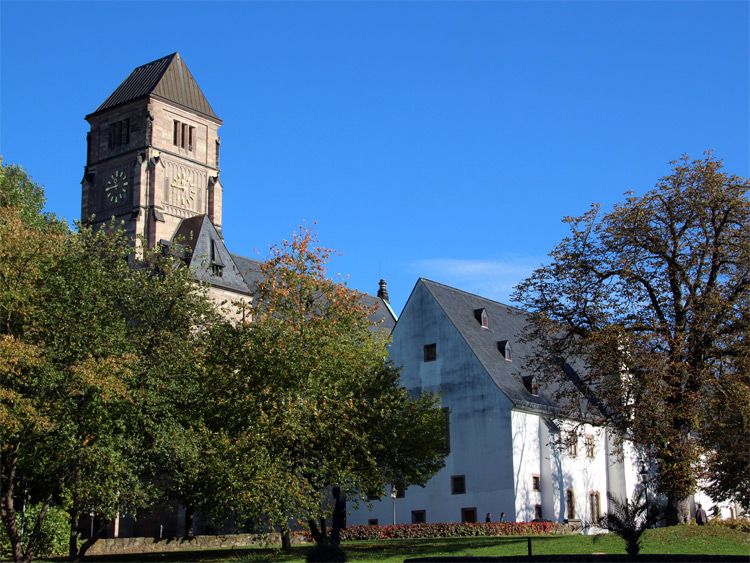 Klosteranlagen auf dem Schlossberg in Chemnitz