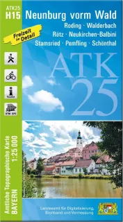 Wanderkarte Neunburg am Wald