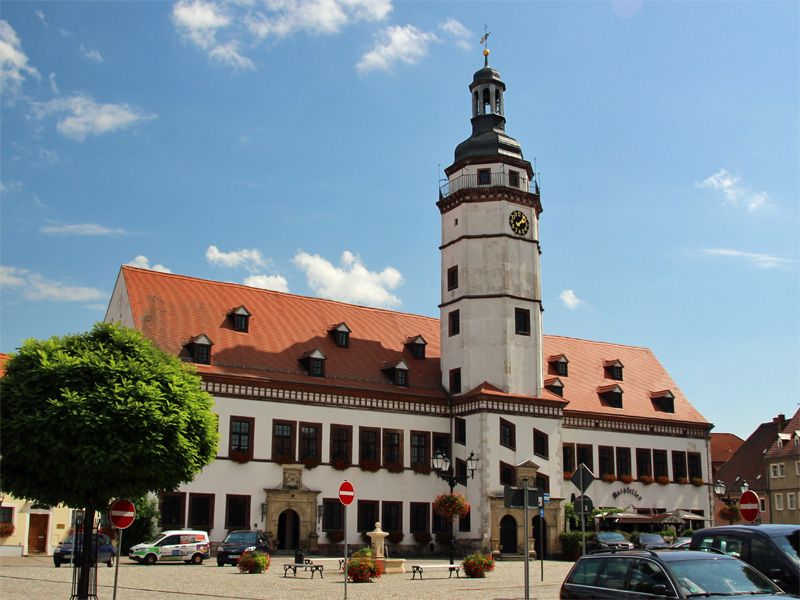 Rathaus der Stadt Pegau im LK Leipzig