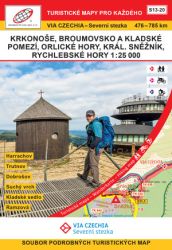 Wanderkarten - Set VIA CZECHIA Nordweg - Etappen 13-20