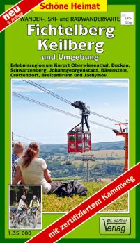 Wanderkarte Fichtelberg in Oberwiesenthal vom Verlag Barthel