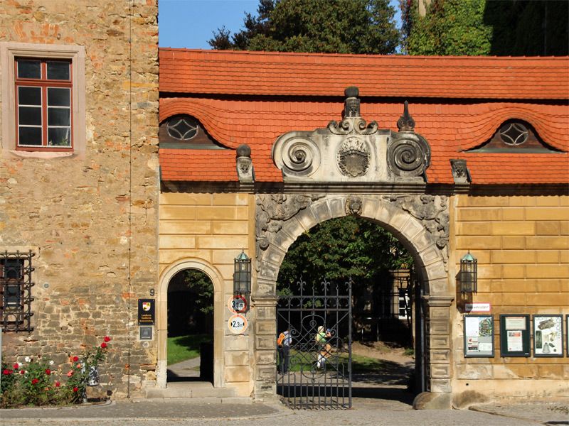 Eingang zum Merseburger Schlossinnenhof