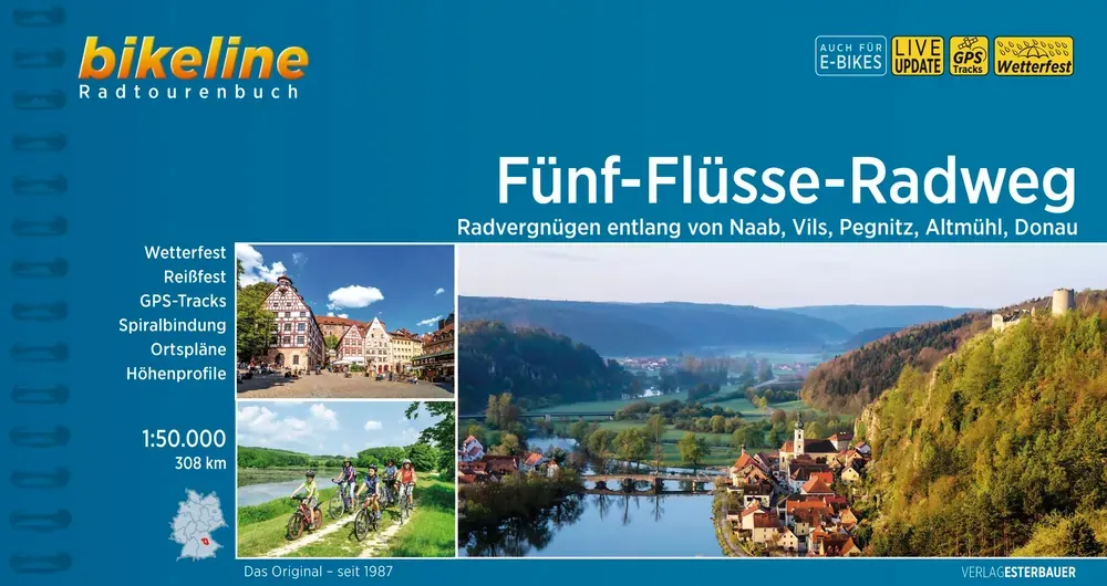 Fluss-Radwege Niederbayern, Oberpfalz| bikeline Verlag Esterbauer 