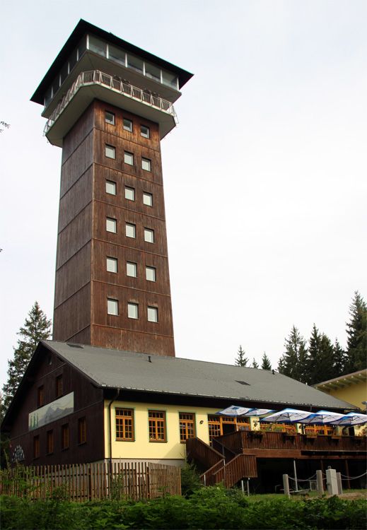 König-Albert-Turm auf dem Spiegelwald im Erzgebirge