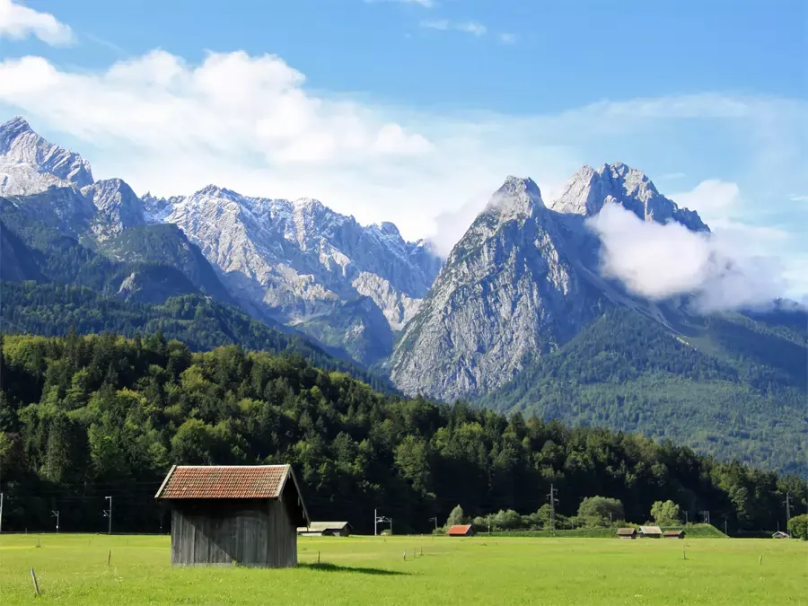 Region um die Zugspitze