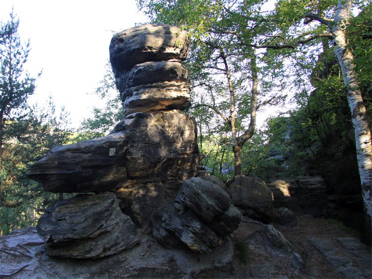Felsengebiet Tyssaer Wände (Tiské stěny)