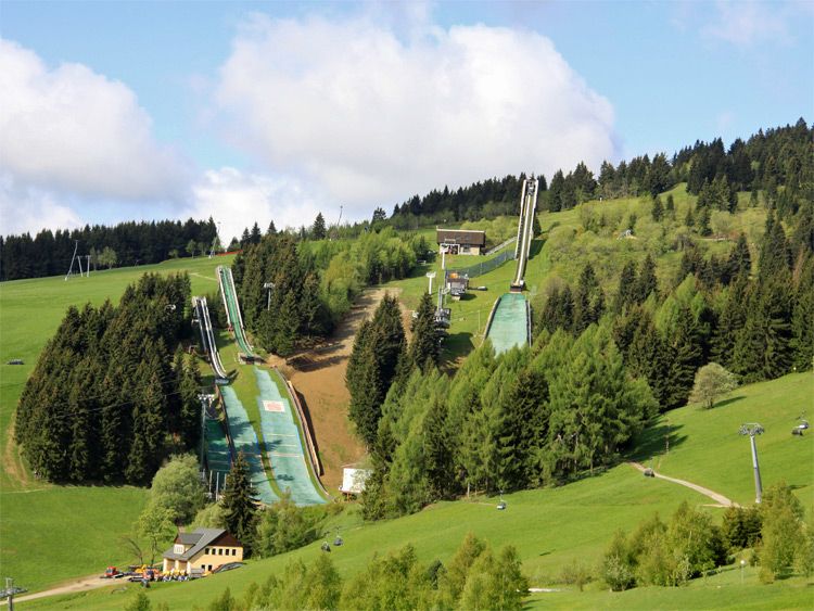 Skihang am Fichtelberg