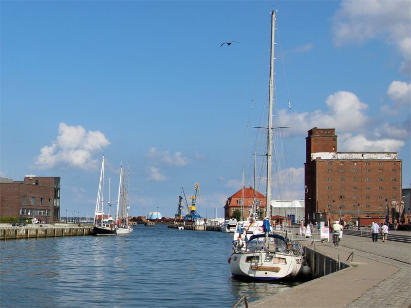 Am Hafen von der Hansestadt Wismar