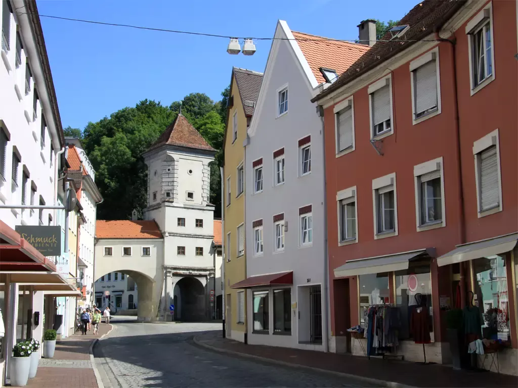 Sandauer Tor im Zentrum von Landsberg