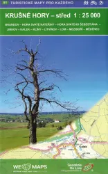 Wanderkarte Mittleres Erzgebirge / Krušné hory – střed 