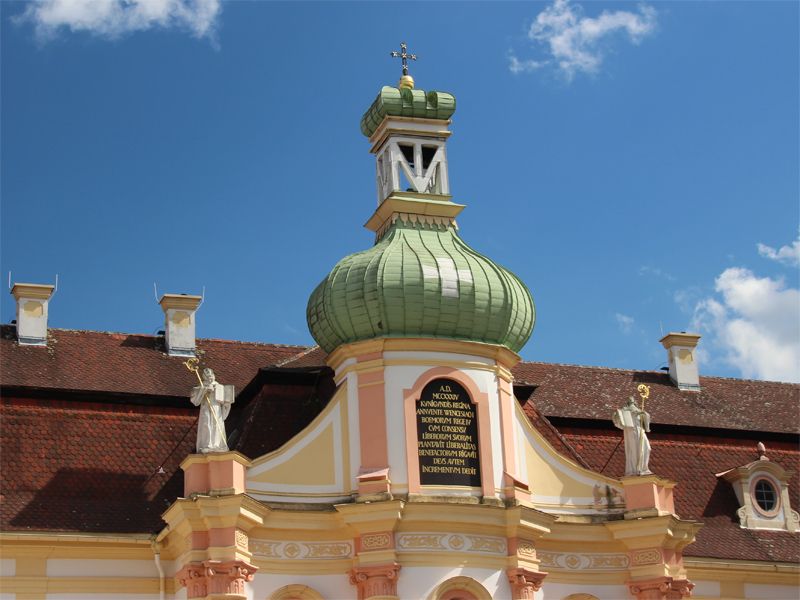 Detailansicht vom Kloster Marienthal in Ostritz / Oberlausitz