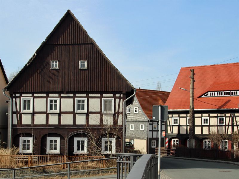 Umgebindehäuser in der Lausitz