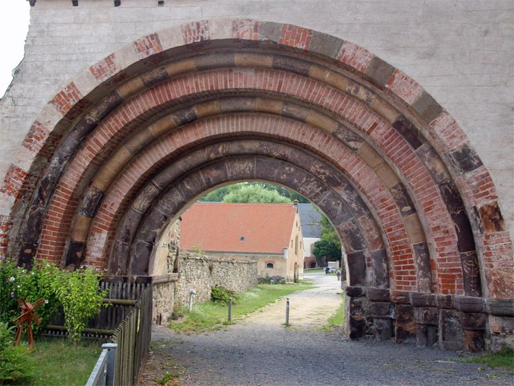Eingangstor zur Klosteranlage Altzella