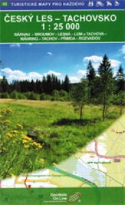 Wanderkarte Böhmischer Wald - Tachov in Westböhmen