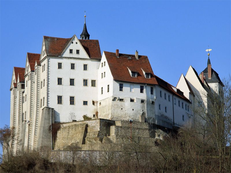 Schlossanlage Nossen im Sächsische Elbland 