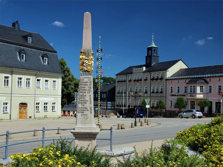 Stadt Zwönitz im Westerzgebirge
