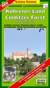 Wanderkarte Kohrener Land, Colditzer Forst vom Verlag Dr. Barthel