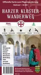 Wanderkarte Harzer Klosterwanderweg vom Schmidt-Buch-Verlag