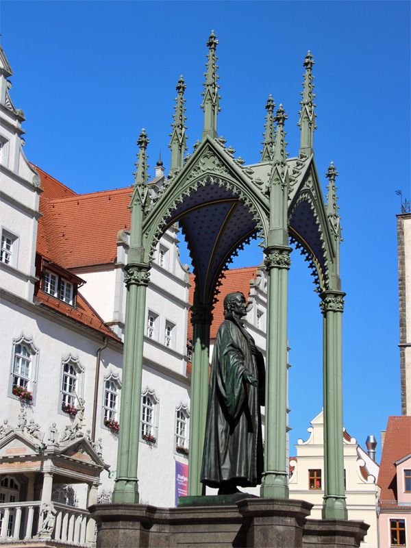 Philipp Melanchton Denkmal in Wittenberg