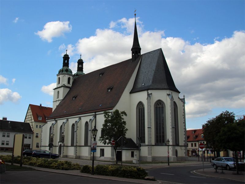 spätgotische Hallenkirche Stadtkirche St. Laurentius in Pegau