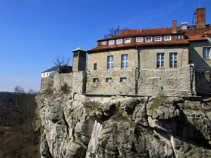 Burg Hohnstein am Malerweg im Elbsandsteingebirge