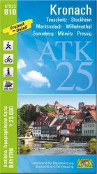 Wanderkarte Kronach im Frankenwald