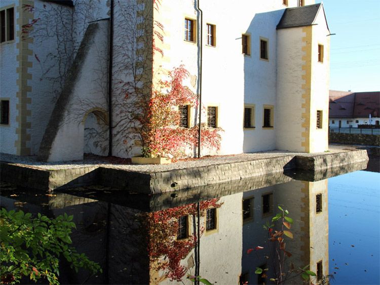 Wasserschloss Klaffenbach in Chemnitz / Sachsen