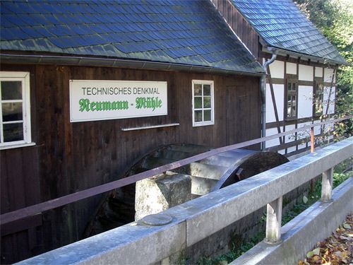 Neumannmühle, ein Technisches Denkmal in der Hinteren Sächsischen Schweiz