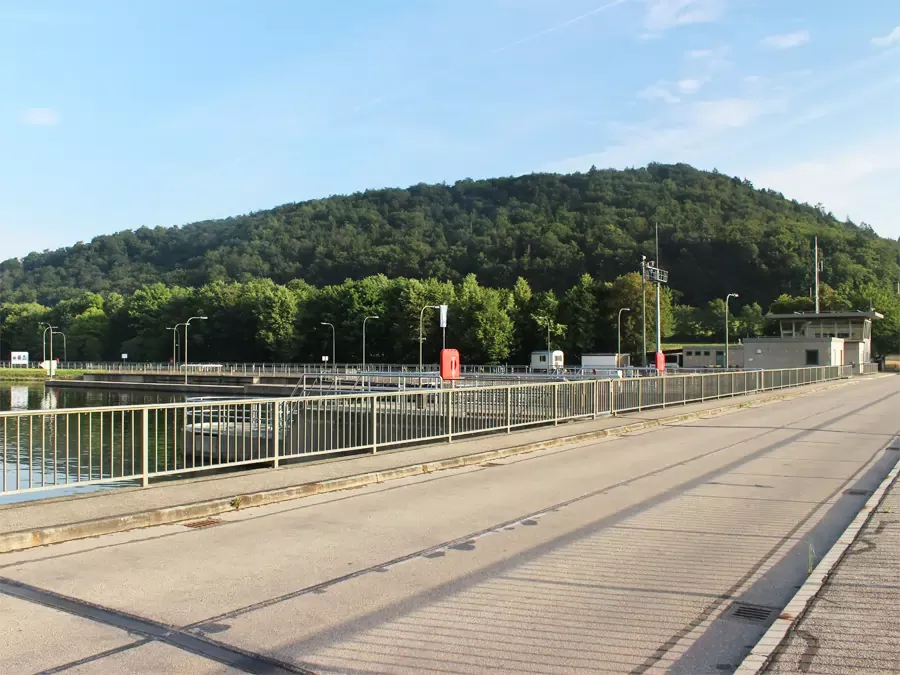 Brücke über der Altmühl in Kelheim