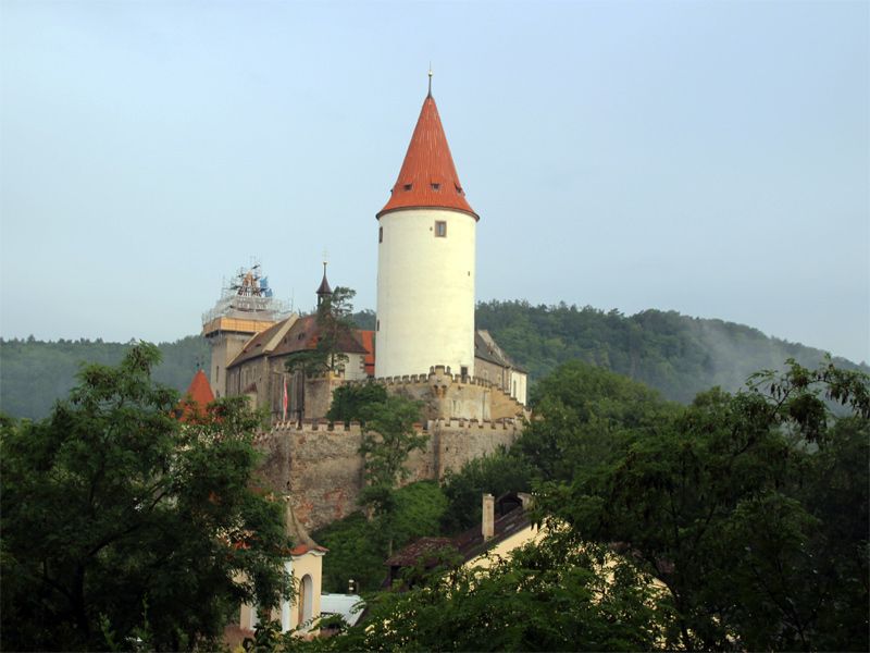 Burg / Hrad Křivoklát (Pürglitz) in Mittelböhmen, südlich von Prag