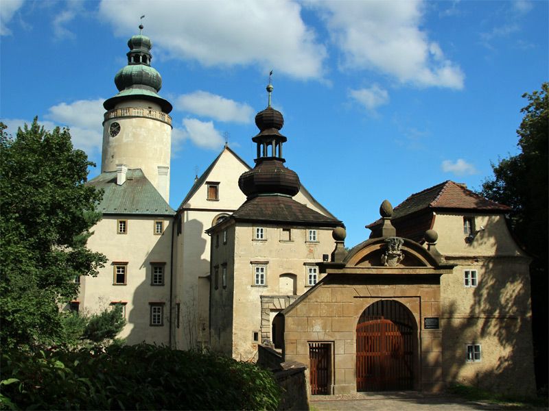 Zámek Lemberk (Schloss Lämberg)  in Böhmische Lausitz