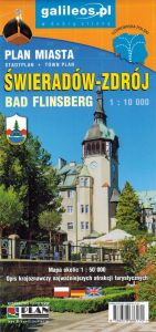 Stadtplan Bad Flinsberg in den Westsudeten / Polen