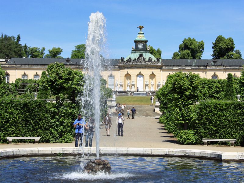 Schloss Sanssouci in Potsdam / Berlin-Brandenburg
