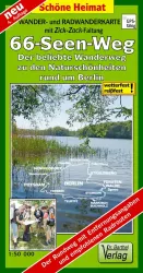Wanderkarte 66-Seen-Weg vom Barthel Verlag
