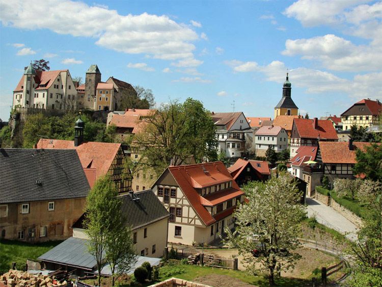 Stadt Hohnstein in der Sächsische Schweiz