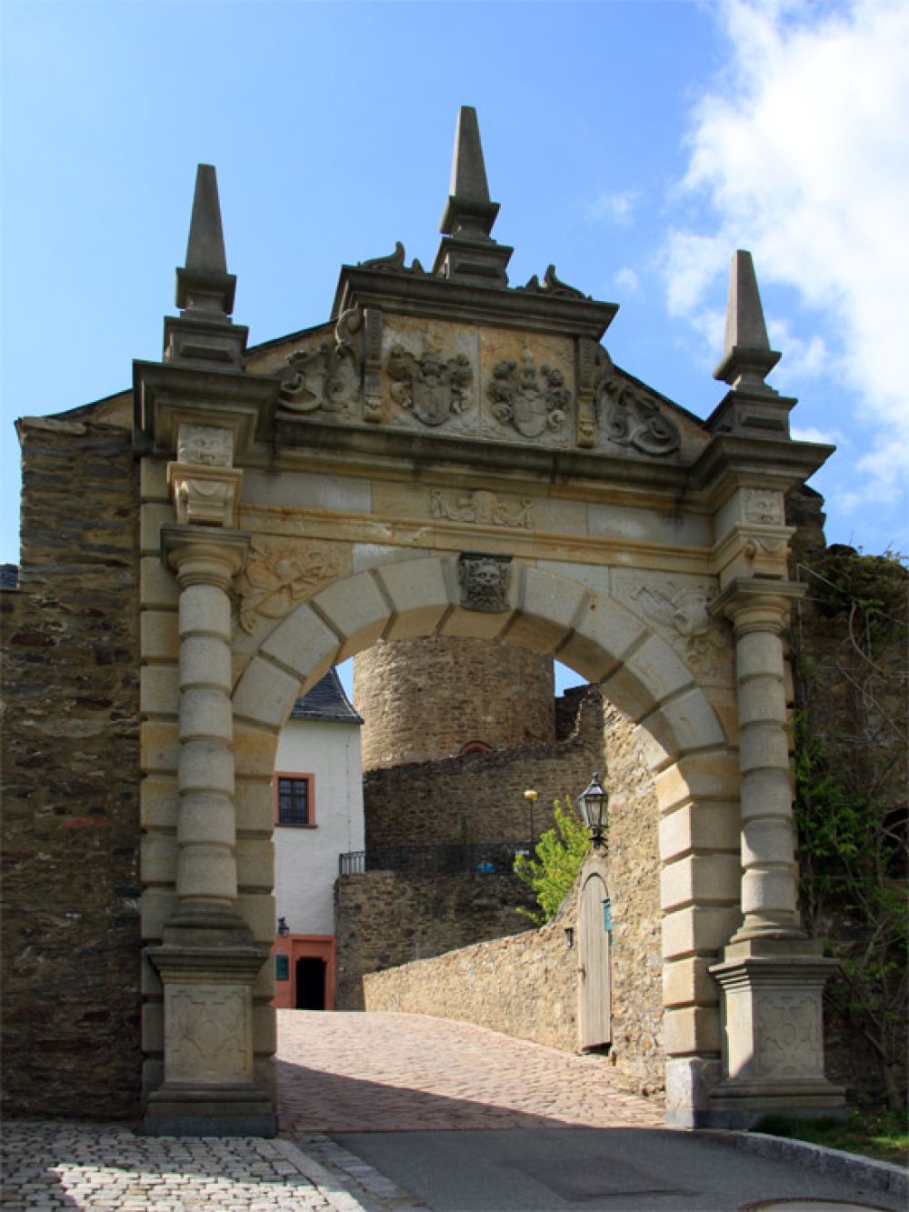 Renaissanceportal zur Burg Scharfenstein