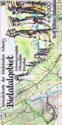 Wanderkarte Bielatal - Sächsische Schweiz - Böhm Verlag