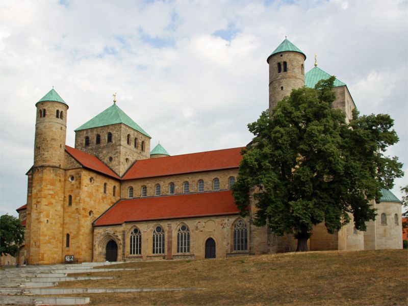 St. Michaeliskirche in Hildesheim in Niedersachsen