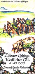 Wanderkarte Zittauer Gebirge - westlicher Teil - Böhm Verlag