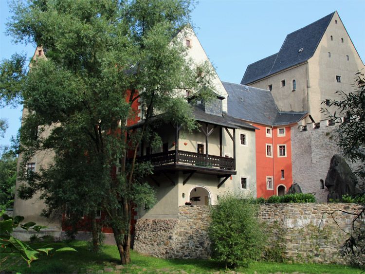 Burg & Schloss Stein nahe Zwickau / Erzgebirge